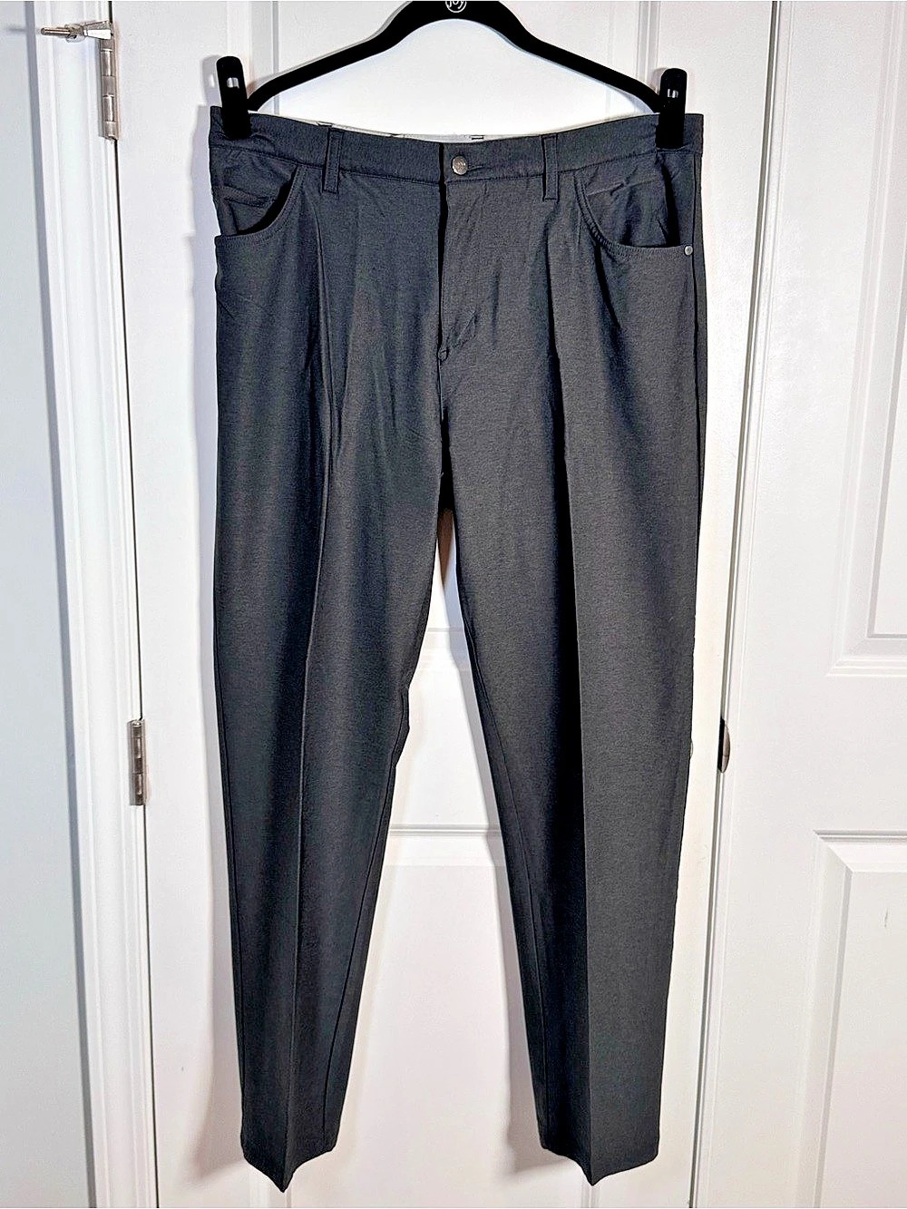Adidas Ultimate365 Golf Pants Men 36x32 Gray Stretch 5 Pocket Performance Travel